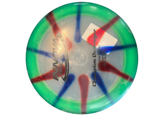 Vist Large View of Product Image Which is Used Innova DESTROYER 175g Disc Golf Driver Green
