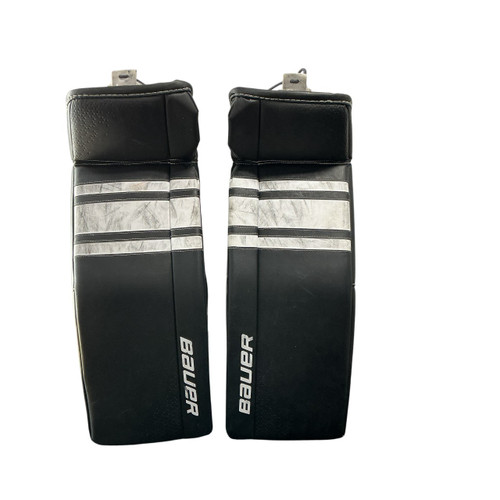 Vist Large View of Product Image Which is Used Bauer GSX Goalie Leg Pads Inter Black 30"