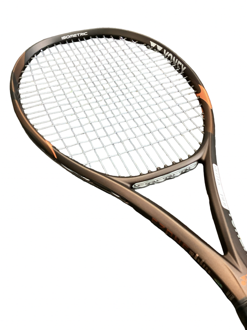 Vist Large View of Product Image Which is Used Yonex EZONE 98 Adult Tennis Racquet Brown 4 3/8"