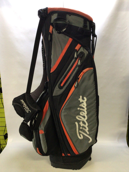 Vist Large View of Product Image Which is Used Titleist TITLIEST STAND BAG Mens Stand Bag Black And Red