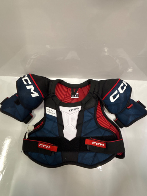 Vist Large View of Product Image Which is Used CCM NEXT S/P Junior Shoulder Pads MD