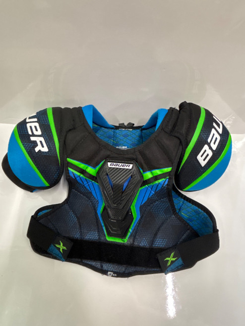 Vist Large View of Product Image Which is Used Bauer X S/P Junior Shoulder Pads MD