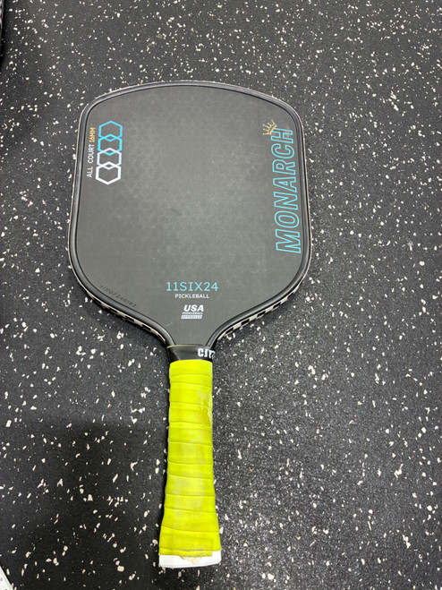 Vist Large View of Product Image Which is Used MONARCH ALL COURT Pickleball Racquet Teal