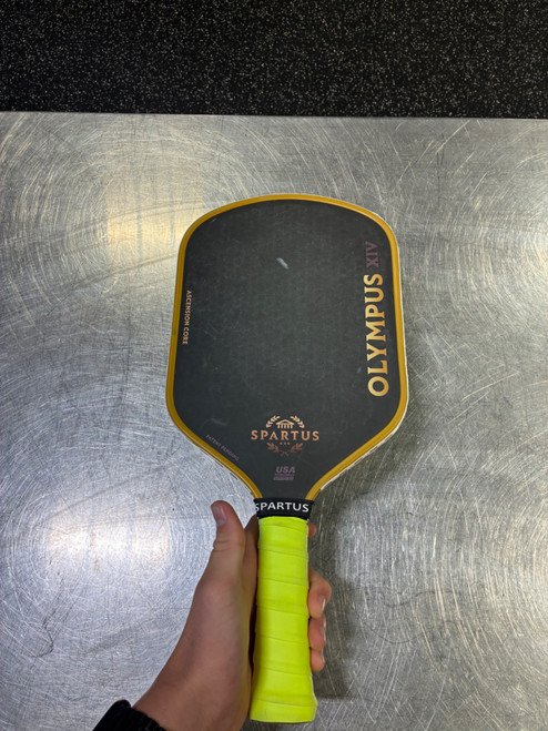 Vist Large View of Product Image Which is Used SPARTUS OLYMPUS XIV Pickleball Racquet Gold