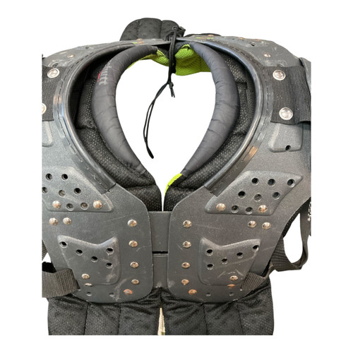 Vist Large View of Product Image Which is Used Schutt DS FLEX YOUTH XL FB Shoulder Pads Black XL