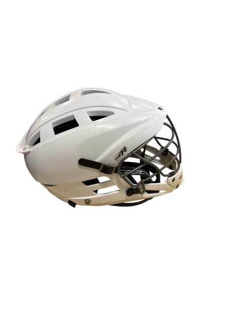 Vist Large View of Product Image Which is Used Cascade CSR HELMET Lacrosse Helmet White One Size