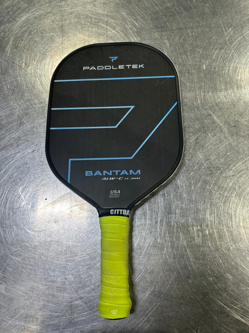 Vist Large View of Product Image Which is Used PADDLETEK BANTAM AWL-C Pickleball Racquet Black