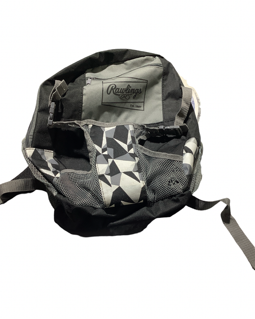 Vist Large View of Product Image Which is Used Rawlings BAG BB/SB Player Backpack Black