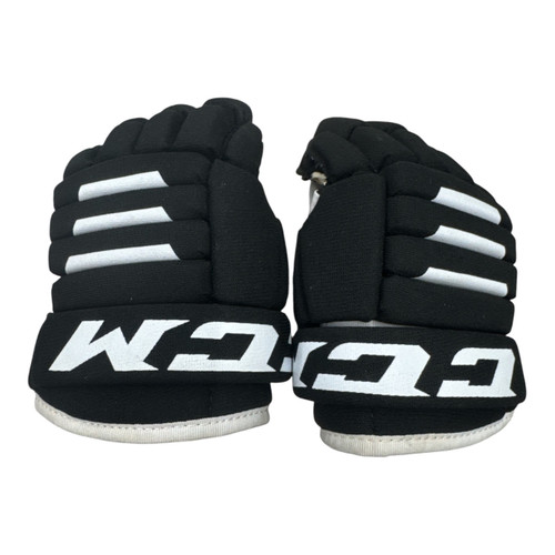Vist Large View of Product Image Which is Used CCM TACKS 4R2 Youth Gloves Black 8"