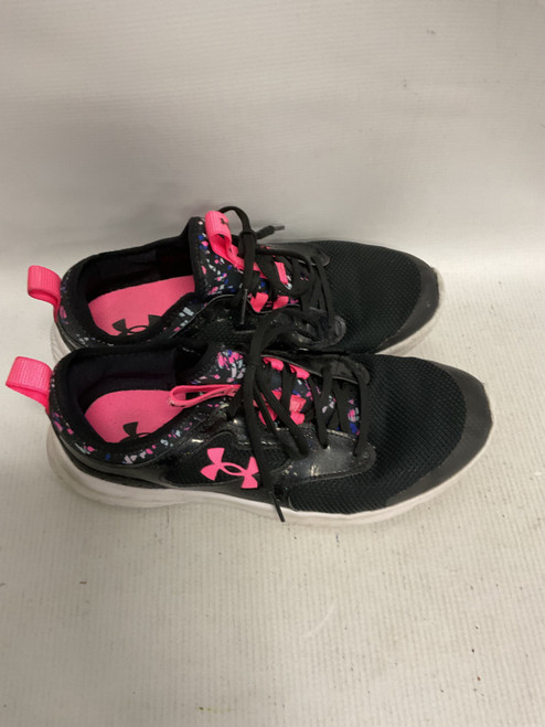 Vist Large View of Product Image Which is Used Under Armour Running/X-Train Shoes Y Black And Pink Junior 05