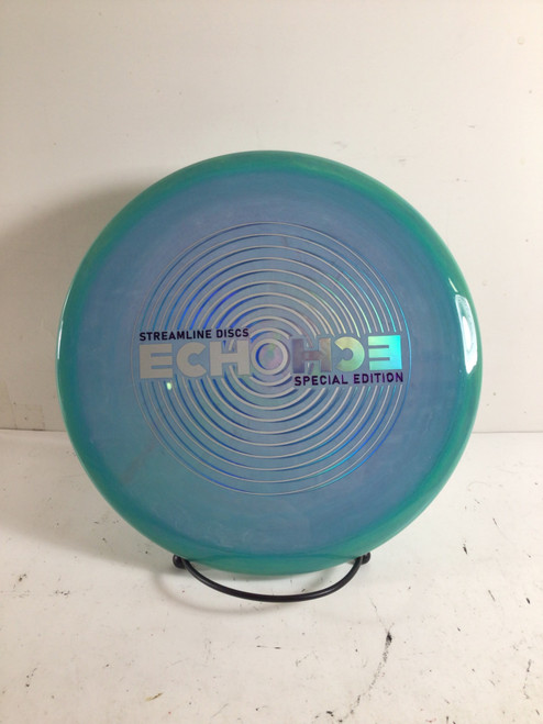 Vist Large View of Product Image Which is Used Streamline NEUTRON ECHO Disc Golf Mid Range Green 175g