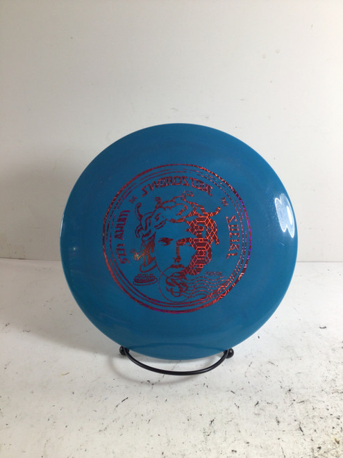 Vist Large View of Product Image Which is Used Innova STAR TEEBIRD Disc Golf Driver Royal Blue 175g