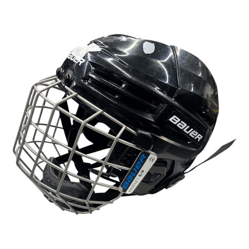 Vist Large View of Product Image Which is Used Bauer REAKT 55 Helmet Cage Combo Black MD
