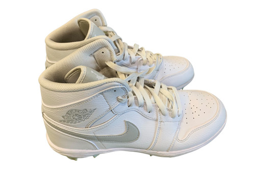 Vist Large View of Product Image Which is Used Nike Jordan 1 Adult FB Cleats White Senior 9