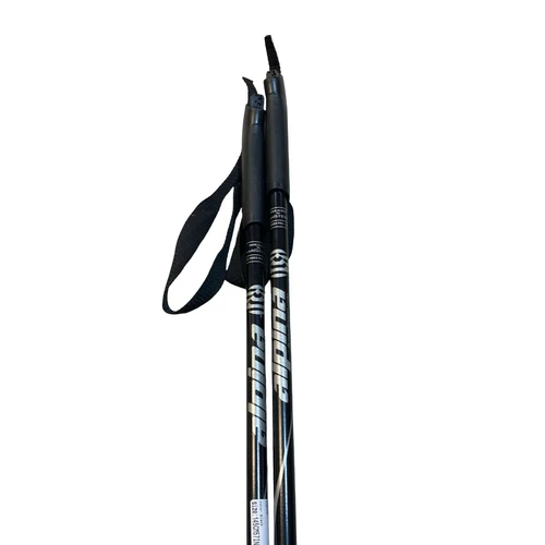Vist Large View of Product Image Which is Used Alpina ST Mens XC Ski Poles Black 145 cm / 57 in