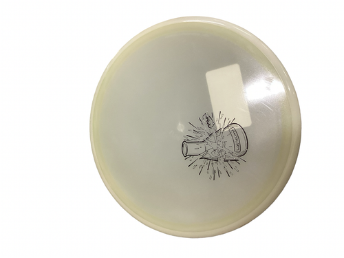 Vist Large View of Product Image Which is Used Axiom HEX Disc Golf Mid Range White