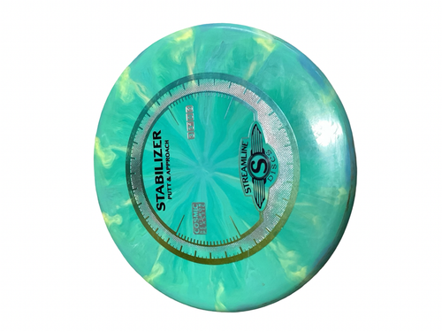 Vist Large View of Product Image Which is Used Streamline STABILIZER Disc Golf Putter Teal