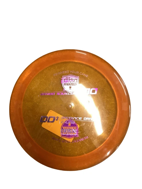 Vist Large View of Product Image Which is Used Discmania DD3 Disc Golf Driver Orange