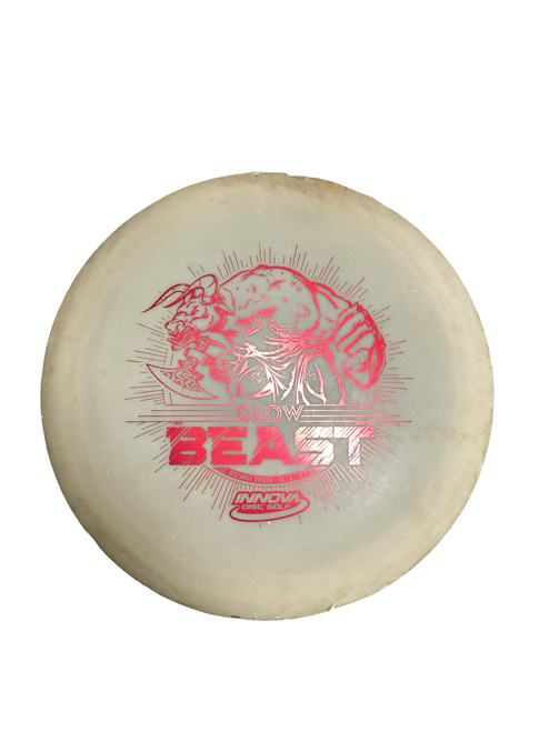 Vist Large View of Product Image Which is Used Innova BEAST Disc Golf Driver White