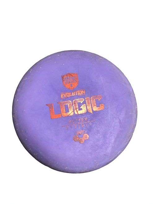 Vist Large View of Product Image Which is Used Discmania LOGIC Disc Golf Putter Purple