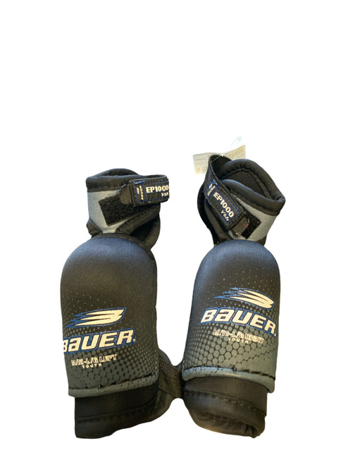 Vist Large View of Product Image Which is Used Bauer EP1000 Youth Elbow Pads MD