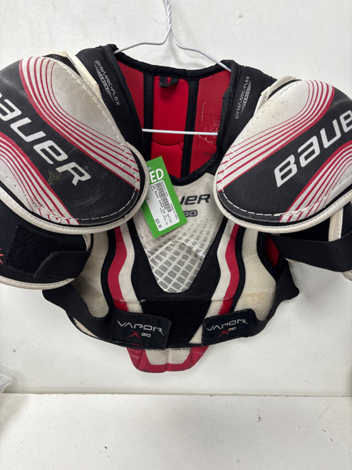 Vist Large View of Product Image Which is Used Bauer VAPOR X30 Junior Shoulder Pads LG
