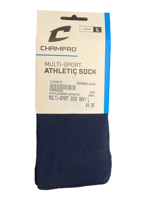 Vist Large View of Product Image Which is New MULTI-SPORT SOCK NAVY L 11838-CHPAS2LNAVY