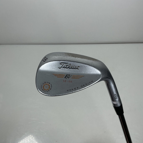 Vist Large View of Product Image Which is Used Titleist BV 58 08 WEDGE Golf Mens RH 58 Degree