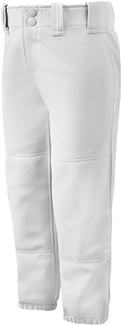 New MIZUNO YTH FP PANT WHT YLG 11906-MIZ3504620000-LG