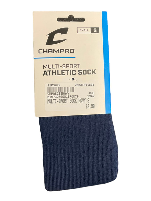 Vist Large View of Product Image Which is New MULTI-SPORT SOCK NAVY S 11838-CHPAS2SSNAVY