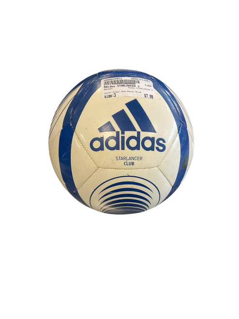 Vist Large View of Product Image Which is Used Adidas STARLANCER 3 All Size Soccer Ball Clear And Royal Blue 3