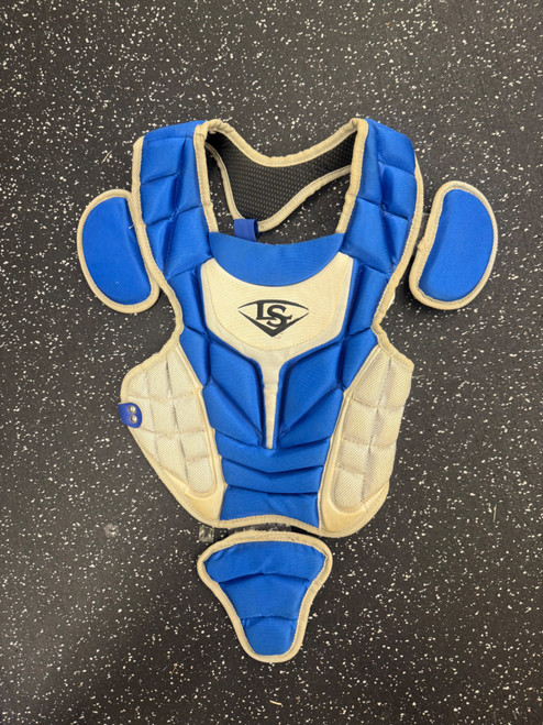 Vist Large View of Product Image Which is Used Louisville Slugger PG SERIES 5 Catchers Chest Protector Royal Blue Youth