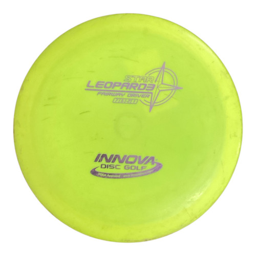 Vist Large View of Product Image Which is Used Innova STAR LEOPARD Disc Golf Mid Range Yellow