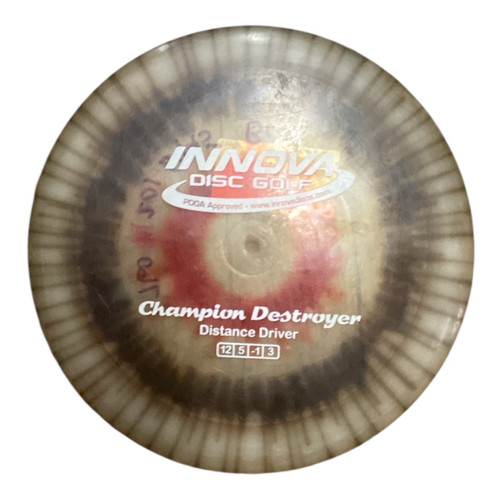 Vist Large View of Product Image Which is Used Innova CHAMPION DESTROYER Disc Golf Driver Tan