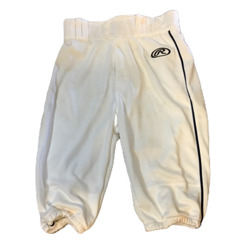 Vist Large View of Product Image Which is Used Rawlings LNCHKPP Baseball / Softball Pant Mens White Small