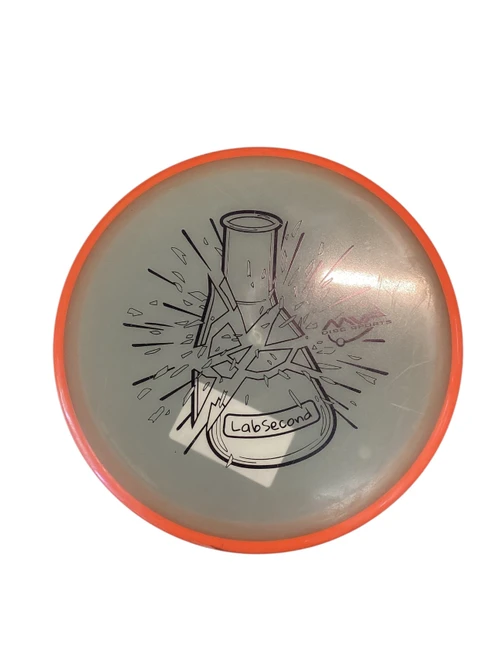 Vist Large View of Product Image Which is Used Axiom LAB SECOND GYRO HEX Disc Golf Mid Range Orange 177g