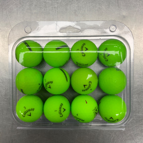 Vist Large View of Product Image Which is Used Callaway ASSORTED GREEN SUPERSOFT 12 Pack - Golf Balls