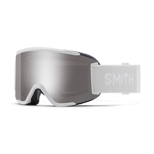 Vist Large View of Product Image Which is New SMITH SQUAD S WHITE VAPOR/CHROMAPOP SUN PLATINUM MIRROR