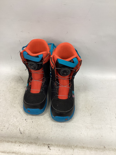 Vist Large View of Product Image Which is Used Burton GROM YTH Boys Snowboard Boots Black Junior 02