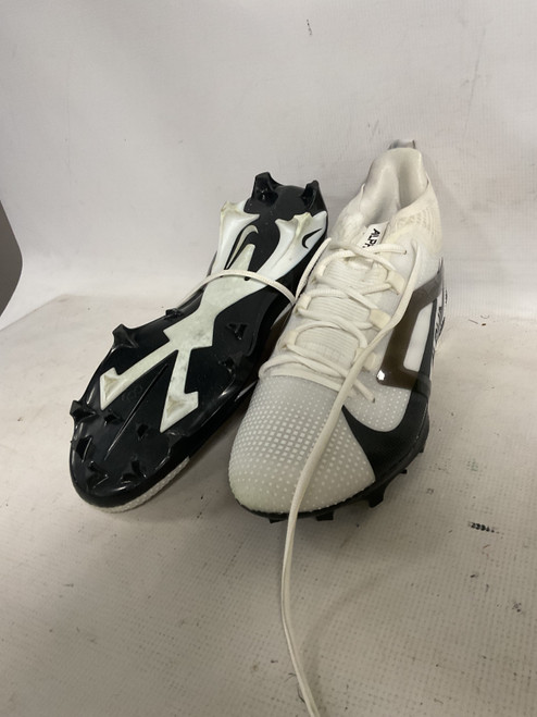 Vist Large View of Product Image Which is Used Nike ALPHA MENACE 4 ELITE Adult FB Cleats White Senior 13