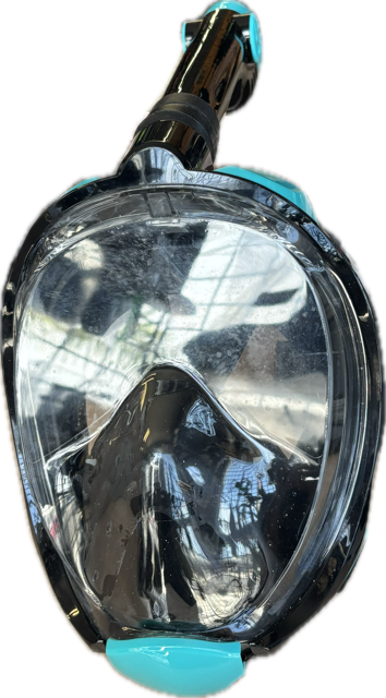Vist Large View of Product Image Which is Used Underwater Full Mask Teal
