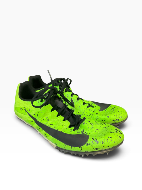 Vist Large View of Product Image Which is Used Nike ZOOM RIVAL S Track & Field Cleats Adult Green Senior 11.5