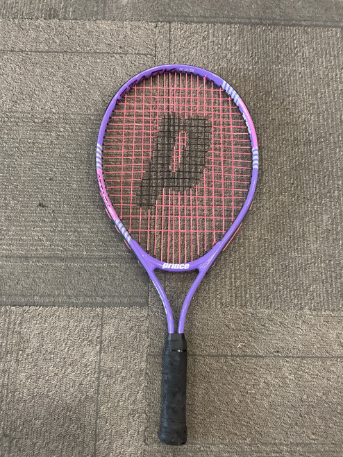 Vist Large View of Product Image Which is Used Prince ATTACK 23 Girls Tennis Racquet Purple 23"