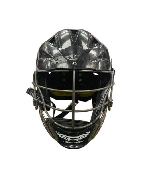 Vist Large View of Product Image Which is Used Cascade CS-R YOUTH Lacrosse Helmet Black MD
