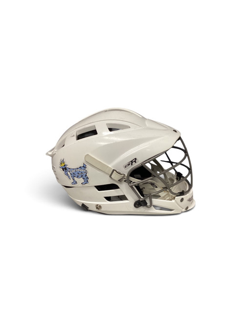 Vist Large View of Product Image Which is Used Cascade CS-R Lacrosse Helmet White One Size