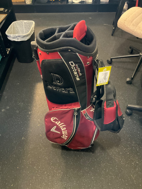 Vist Large View of Product Image Which is Used Callaway DEWARS Teen Stand Bag Red
