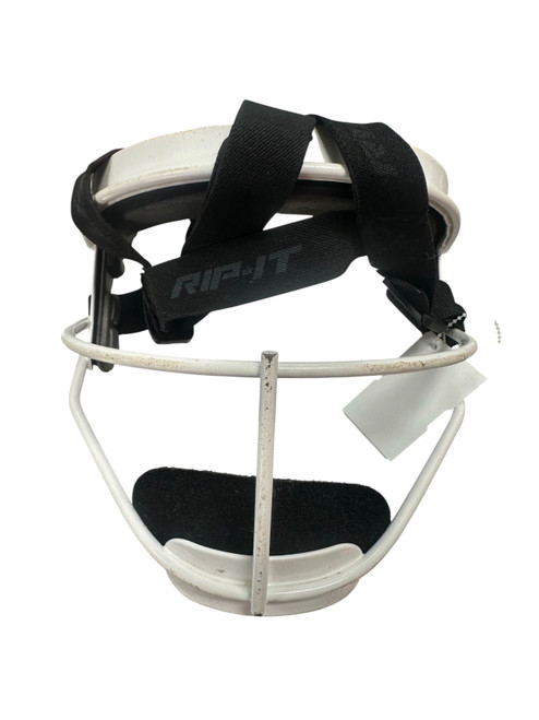 Vist Large View of Product Image Which is Used RIP-IT MASK BB/SB Fielders Mask White One Size