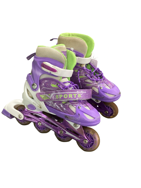 Vist Large View of Product Image Which is Used Sports Beat ROLLER SKATES Junior Roller Quad Skates Purple Junior 04