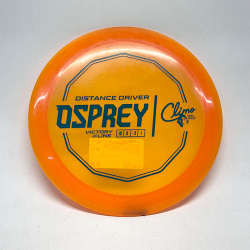 Vist Large View of Product Image Which is Used CLIMO OSPREY Disc Golf Driver Orange 168g