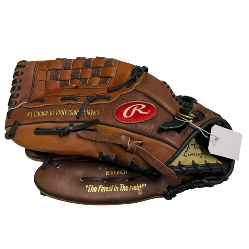 Vist Large View of Product Image Which is Used Rawlings FASTBACK GLOVE BB/SB Glove LH Throw Brown 12 1/2"